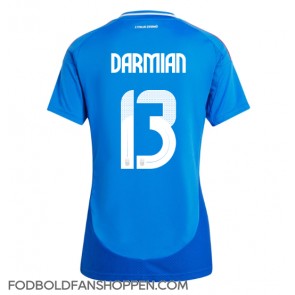 Italien Matteo Darmian #13 Hjemmebanetrøje Dame EM 2024 Kortærmet